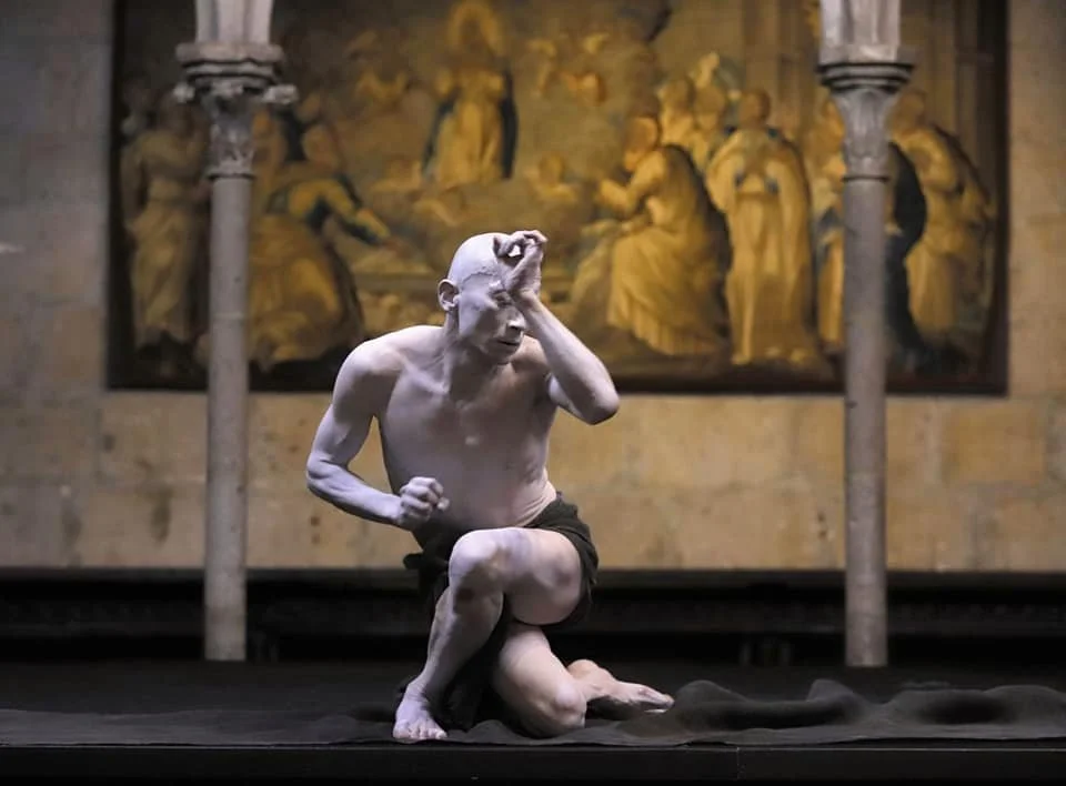 Butoh performance with Akihito Ichihara and dancers at